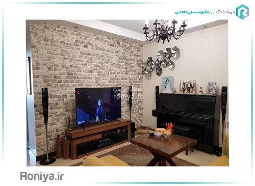 دیوارپوش طرح دیوار آجری کد 621-227 4 دیوارپوش طرح دیوار آجری کد 621-227