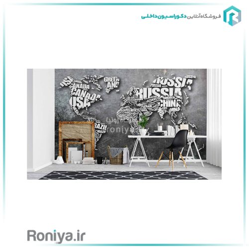 پوستردیواری نقشه نام کشورRT-228 3 پوستردیواری نقشه نام کشورRT-228