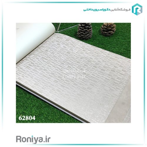 کاغذ دیواری مدرن سفید طوسیCode-62801-62803-62804 2 کاغذ دیواری مدرن سفید طوسی