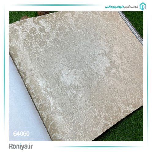 کاغذ دیواری طرح فلز داماس آلمانی کد 64051 5 کاغذ دیواری طرح فلز داماس آلمانی