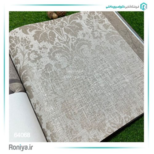 کاغذ دیواری طرح فلز داماس آلمانی کد 64051 7 کاغذ دیواری طرح فلز داماس آلمانی