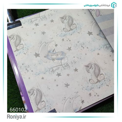 کاغذ دیواری تک شاخ کد 660101