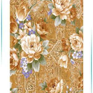 کاغذ دیواری طرح گل شلوغ کد 66025