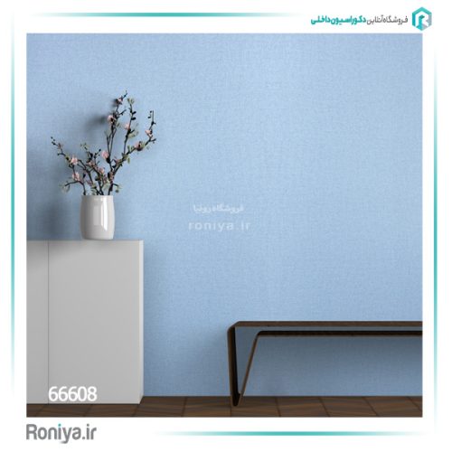 کاغذ دیواری آبی آسمانی کد 66608 3 کاغذ دیواری آبی آسمانی کد 66608