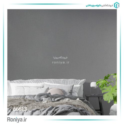 کاغذ دیواری خاکستری کد 66613 2 کاغذ دیواری خاکستری کد 66613
