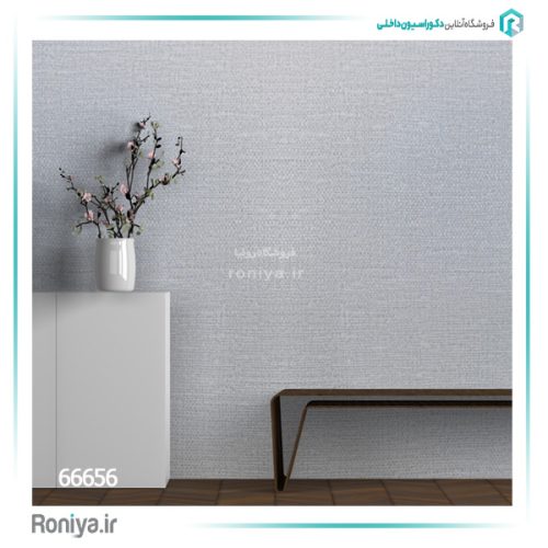 کاغذ دیواری طرح حصیری طوسی کد 66656 3 کاغذ دیواری طرح حصیری طوسی کد 66656