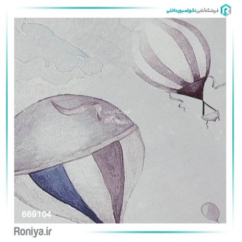 کاغذ دیواری کودکانه طرح بالن کد 669101 6 کاغذ دیواری کودکانه طرح بالن کد 669101