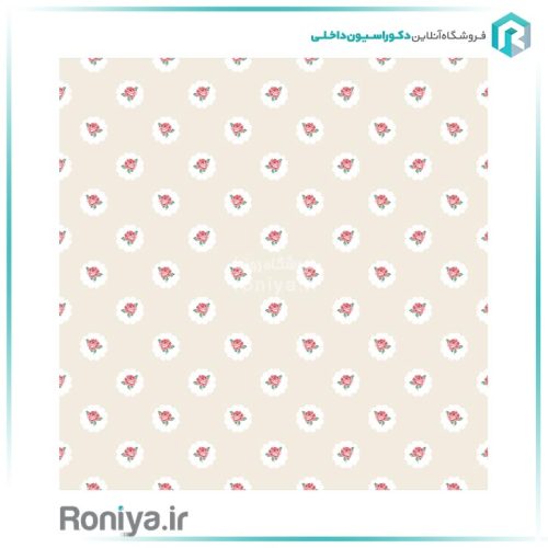 کاغذ دیواری گل ریز اتاق خواب کد 65044 6 کاغذ دیواری گل ریز اتاق خواب