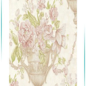 کاغذ دیواری طرح گل رز کد 70101