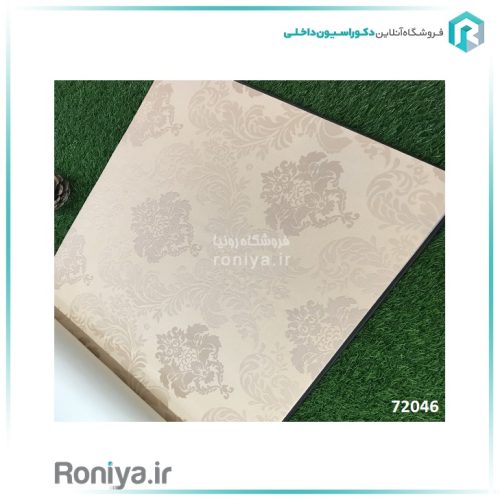 کاغذ دیواری داماسک طلایی کد 72046