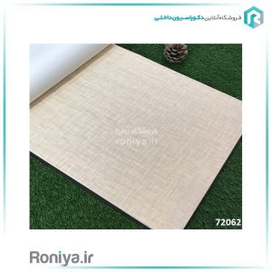 کاغذ دیواری ساده طرح پارچه کد 72062