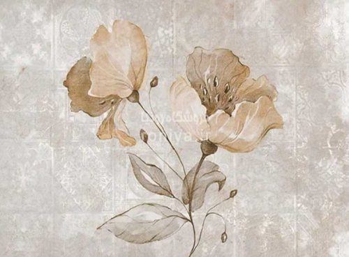 پوستردیواری گل مدرن3DF-604 4 پوستردیواری گل مدرن3DF-604