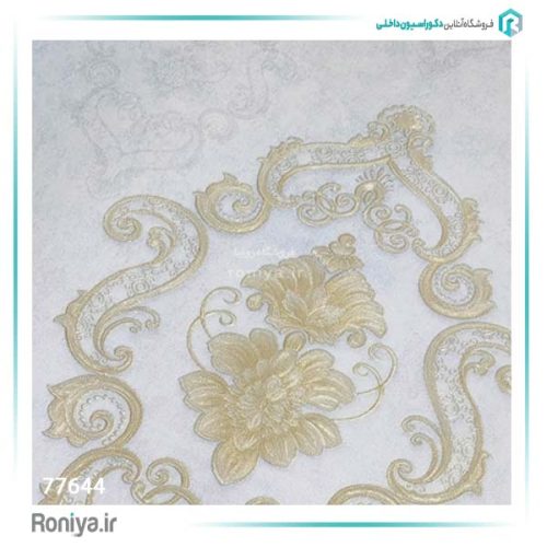 کاغذ دیواری تک گل داماسک کد 77644-77648 4 کاغذ دیواری تک گل داماسک کد 77644-77648