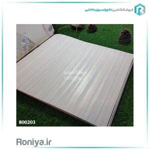 کاغذ دیواری راه راه سفید صورتی Code-800203
