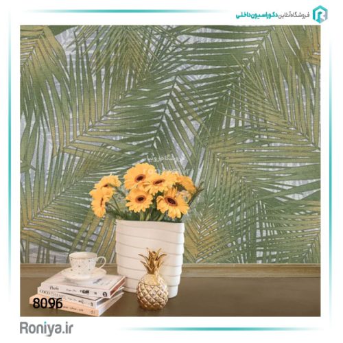 کاغذ دیواری طرح برگ کد8087 11 کاغذ دیواری طرح برگ کد 8087