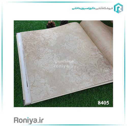 کاغذ دیواری طرح محو کلاسیک رنگ روشنCode-8401 2 کاغذ دیواری طرح محو کلاسیک رنگ روشنCode-8401
