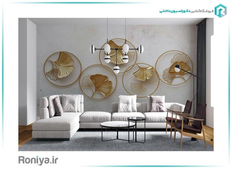 پوستر دیواری خاص طلایی 3DF-562 3 پوستر دیواری خاص طلایی 3DF-562