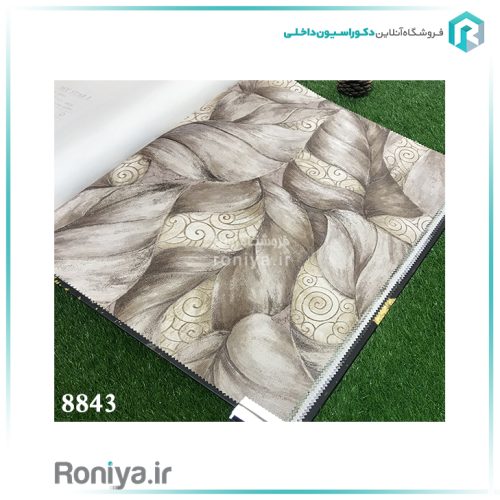 کاغذ دیواری طرح برگ های بزرگ کد 8844 5 کاغذ دیواری طرح برگ های بزرگ کد 8844