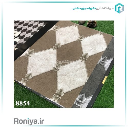 کاغذ دیواری طرح لوزی کد 8834 3 کاغذ دیواری طرح لوزی کد 8834