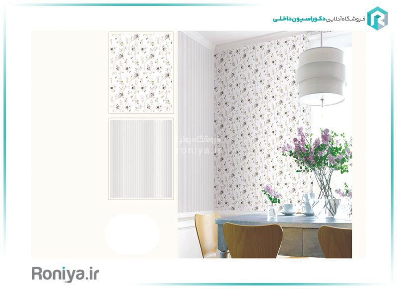 کاغذ دیواری گل ریز و شلوغ کد 21044