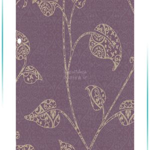 کاغذ دیواری بنفش طلایی کد 90105