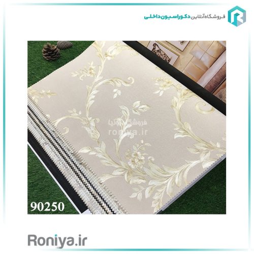 کاغذ دیواری طرح شاخ و برگ کد90252
