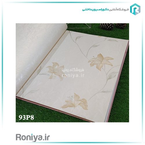 کاغذ دیواری طرح پیچک لیلیوم رنگ روشنCode-94P0 2 کاغذ دیواری طرح پیچک لیلیوم رنگ روشنCode-94P0