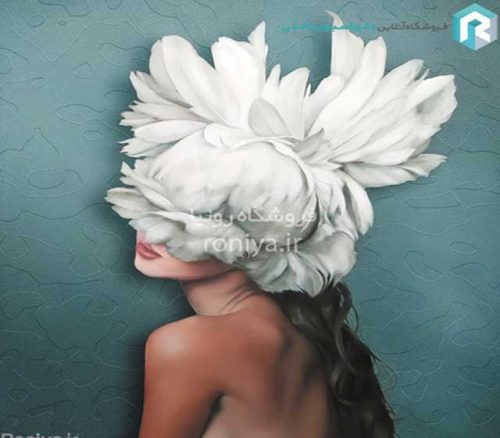 پوستر دیواری سه بعدی دختر آرام کد RT-053