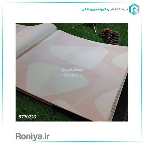 کاغذ دیواری هندسی با رنگ های پاستلیCode-9770221-222-223-224 3 کاغذ دیواری هندسی با رنگ های پاستلی