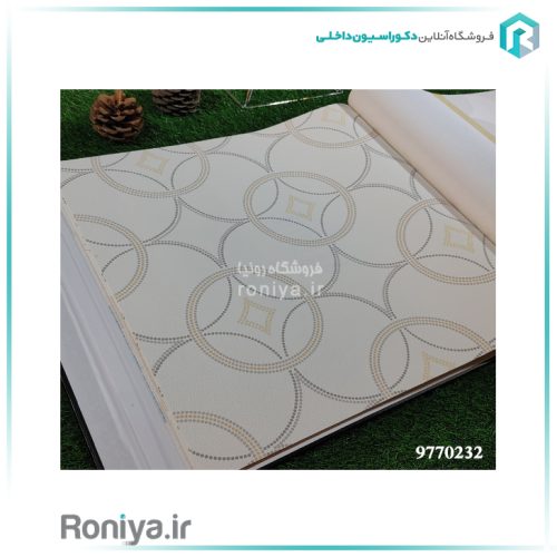 کاغذ دیواری دایره های سه بعدیCode-9770231-232-233-234 4 کاغذ دیواری دایره های سه بعدی