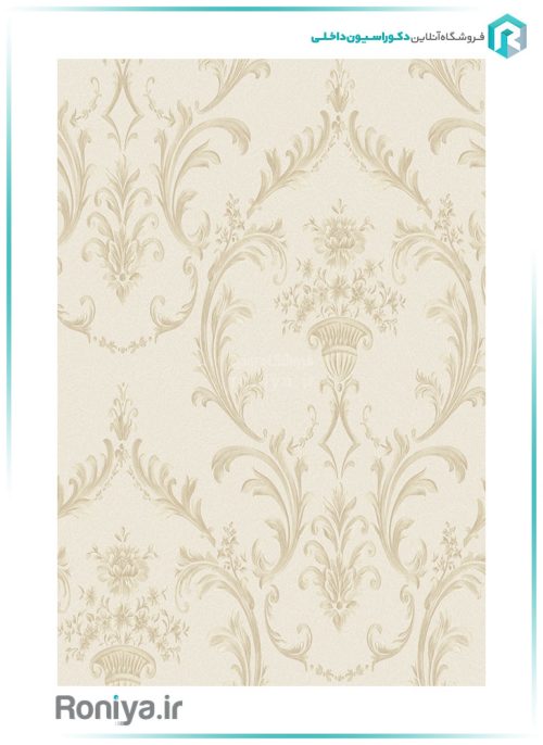 کاغذ دیواری گلدار برای پذیرایی کد 99018
