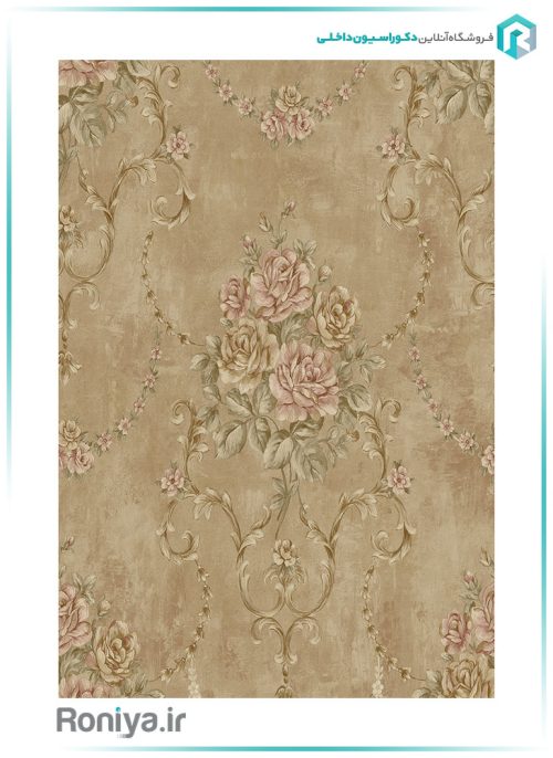 کاغذ دیواری گل رز کد99027
