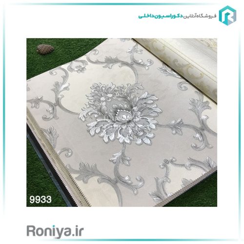 کاغذ دیواری طرح داماسک لاکچری کد 9929 4 کاغذ دیواری طرح داماسک لاکچری
