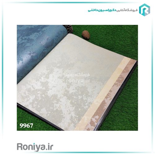 کاغذ دیواری پتینه میکروسمنت سفید نقرهایCode-9951 3 کاغذ دیواری پتینه میکروسمنت سفید نقرهای