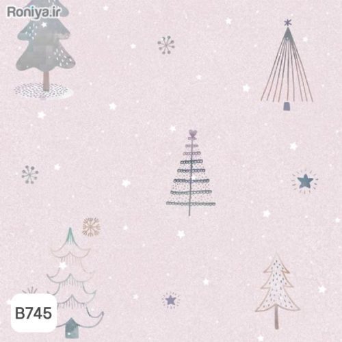 کاغذ دیواری کودک درخت کریسمس کد B743 2 کاغذ دیواری کودک درخت کریسمس کد B743