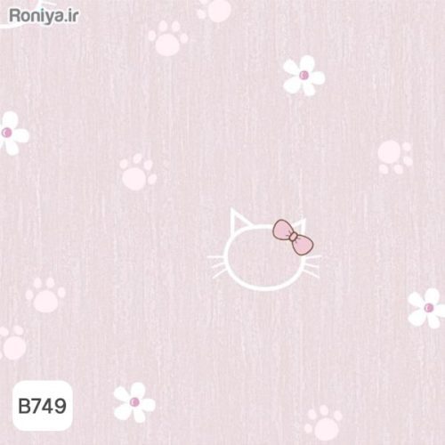 کاغذ دیواری طرح هلو کیتی کد B747 2 کاغذ دیواری طرح هلو کیتی کد B747