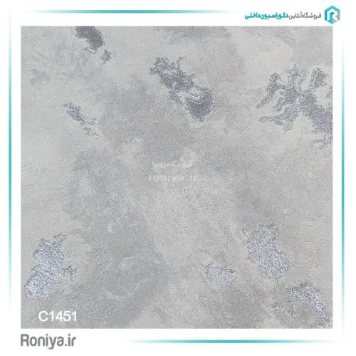 کاغذ دیواری پتینه سفید طوسی کد C1447 6 کاغذ دیواری پتینه سفید طوسی کد C1447