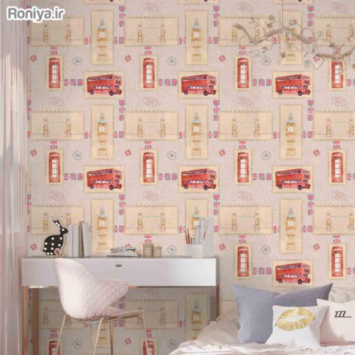 کاغذ دیواری نوستالژی استرالیا طرح تمبر کد C9108 2 کاغذ دیواری نوستالژی استرالیا طرح تمبر