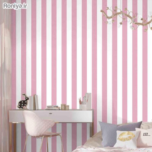 کاغذ دیواری نوجوان راه راه درشت C9159 6 کاغذ دیواری نوجوان راه راه درشت C9159