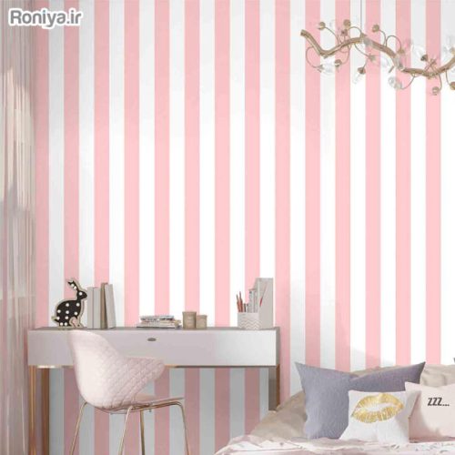 کاغذ دیواری نوجوان راه راه درشت C9159 8 کاغذ دیواری نوجوان راه راه درشت C9159