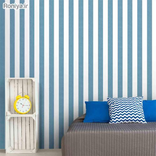 کاغذ دیواری نوجوان راه راه درشت C9159 10 کاغذ دیواری نوجوان راه راه درشت C9159