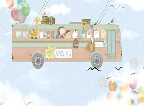 طرح جدید پوستر دیواری اتاق کودک CN-0197 4 طرح جدید پوستر دیواری اتاق کودک CN-0197