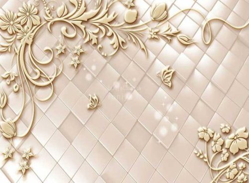 پوستر دیواری سه بعدی طرح شاخه طلایی کد 3DF-234 2 پوستر دیواری سه بعدی طرح شاخه طلایی کد 3DF-234