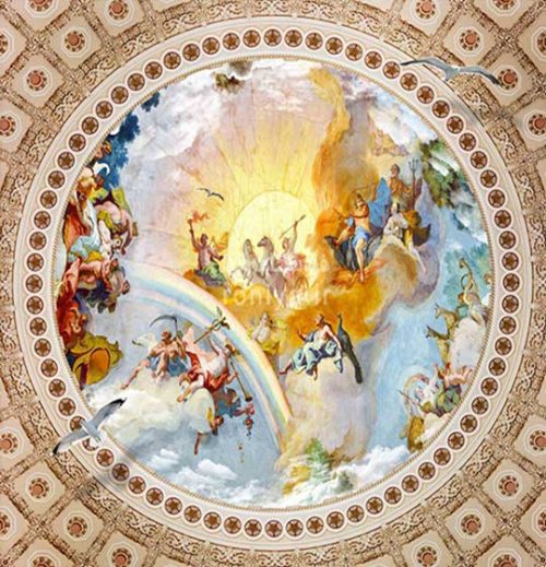 پوستر سقفی قاب دار سه بعدیCode-LS-129 2 پوستر سقفی قاب دار سه بعدیCode-LS-129