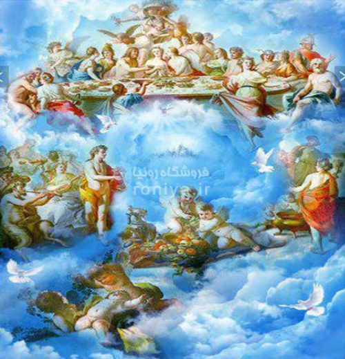 پوستر سقفی نقاشی ایتالیاییCode-LS-105 2 پوستر سقفی نقاشی ایتالیاییCode-LS-105