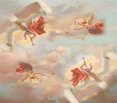 پوستر سقفی نقاشی فرانسویCode-LS-106 2 پوستر سقفی نقاشی فرانسویCode-LS-106