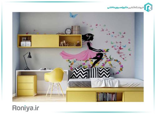 پوستر دختر دوچرخه سوار کارتونی CN-0146 2 پوستر دختر دوچرخه سوار کارتونی CN-0146