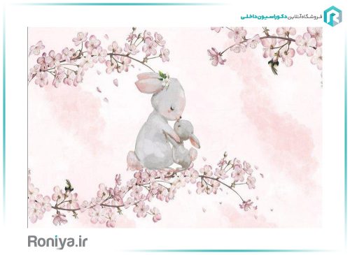 پوستر دیواری اتاق خواب دخترانه سنجاب CN-0147 3 پوستر دیواری اتاق خواب دخترانه سنجاب CN-0147