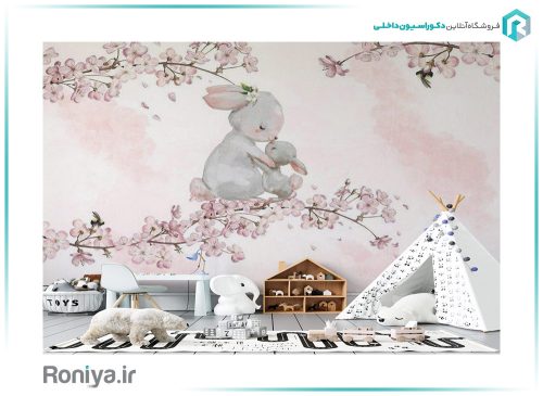 پوستر دیواری اتاق خواب دخترانه سنجاب CN-0147 2 پوستر دیواری اتاق خواب دخترانه سنجاب CN-0147