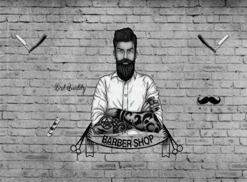 پوستر دیواری جدید آرایشگاه مردانه BS-104 2 پوستر دیواری جدید آرایشگاه مردانه BS-104